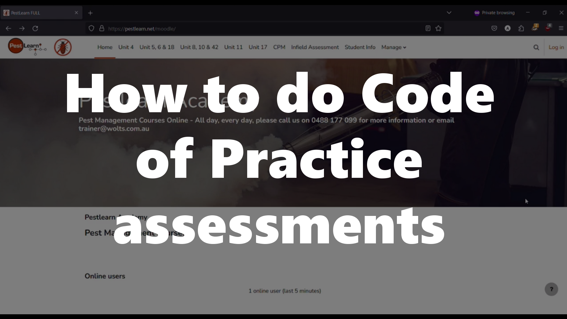 How to do code of practice assessments video thumbnail