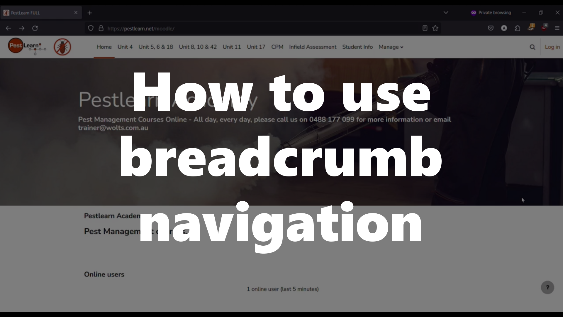 How to use breadcrumb navigation video thumbnail